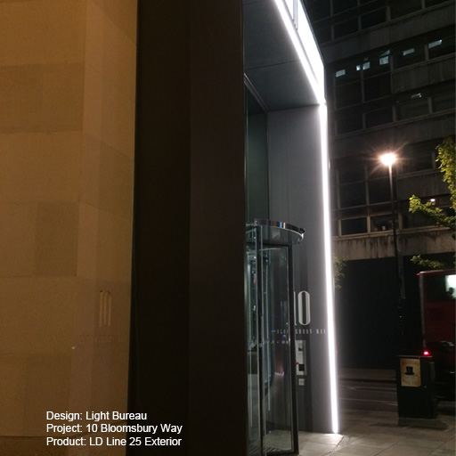 10 Bloomsbury Way, London Lightgraphix Creative Lighting Solutions